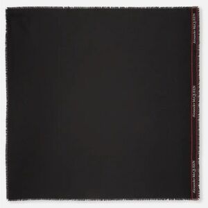 Alexander McQueen Logo Trim Scarf/Shawl